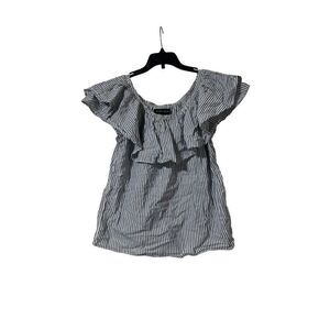 Ivanka trump off the shoulder‎ striped blouse size XS